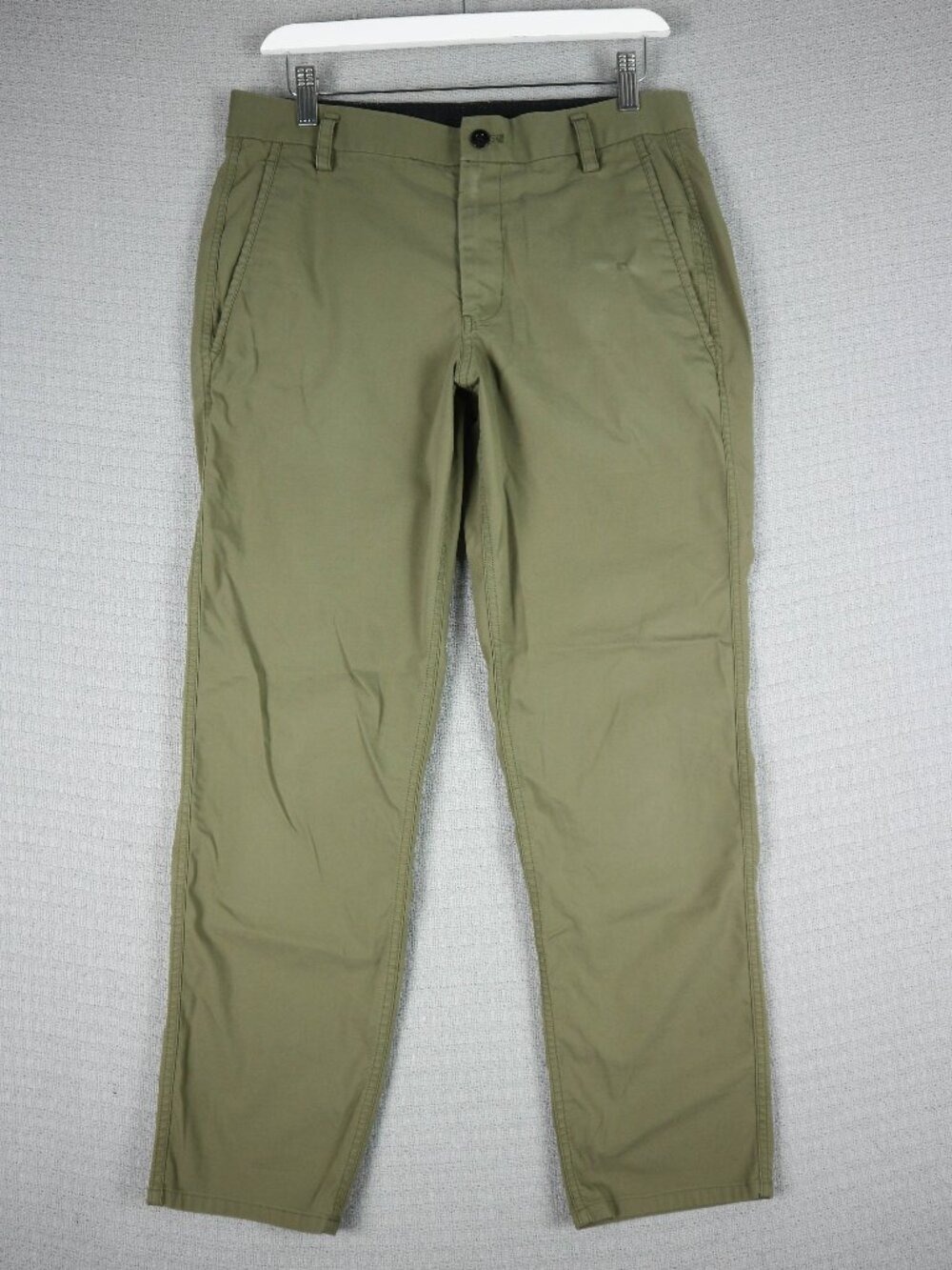 Kit and Ace Cotton Blend Activewear Khaki Chinos Mens 32x27